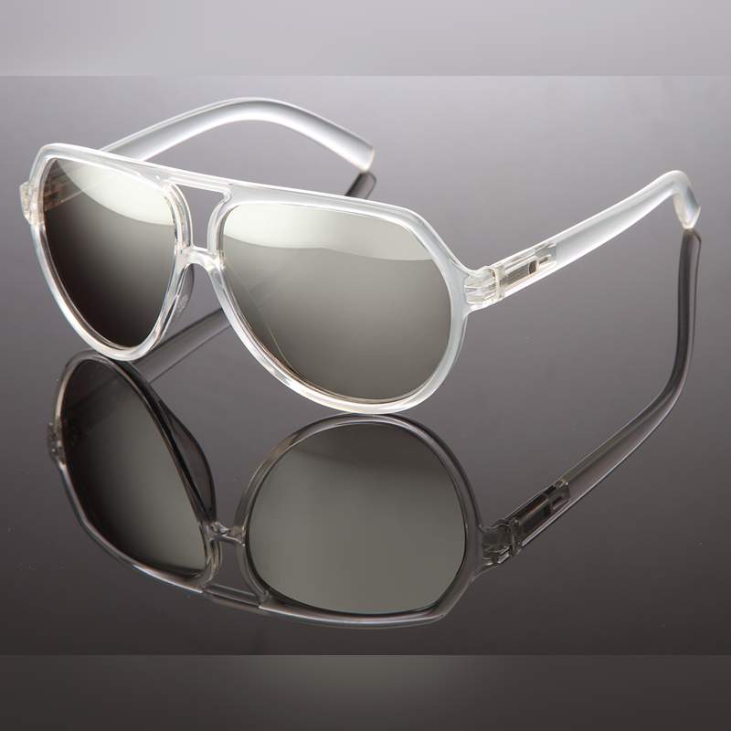 Alternative view of Frosty transparente Millionaire solbriller | Sølv Spejlglas