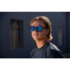 🍃Bæredygtige matsorte letvægts Wayfarer style solbriller med blå spejlglas | Kavala - Billede 3